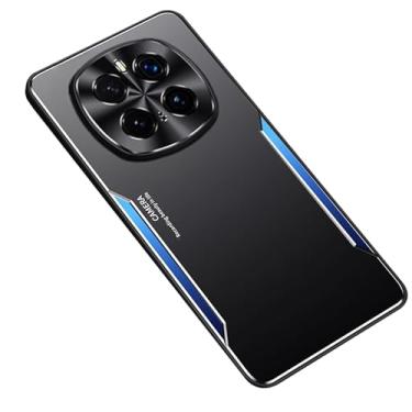 Imagem de POYUFRG Capa moderna para Honor Magic 7 Pro/7, capa de telefone ultrafina com lentes metálicas antichoque, galvanizada, resistente a arranhões, azul, 7 Pro