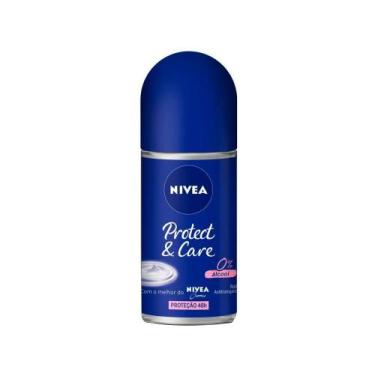 Imagem de Desodorante Antitranspirante Roll On Nivea - Protect & Care Feminino 5