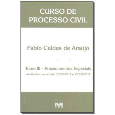 Imagem de Livro - Curso de processo civil - Tomo III - 1 ed./2018