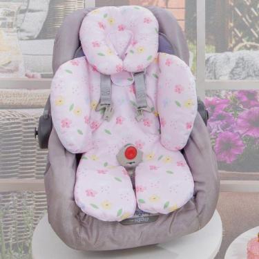 Imagem de Apoio de Corpo para Carrinho e Bebê Conforto Estampada - Miguel Baby, 
