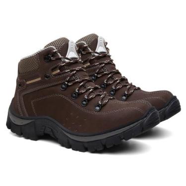 Imagem de  Bota Coturno Adventure Trilha Rapel  legitimo palmilha gel, Marrom, 3