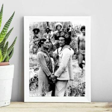 Imagem de Quadro Lampião e Maria Bonita 33x24cm - com vidro - Quadros On-line