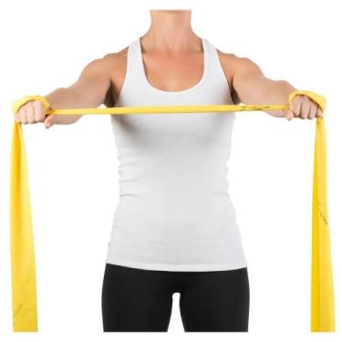 Imagem de Faixa elástica thera band fisioterapia/pilates/yoga  suave - MERCUR