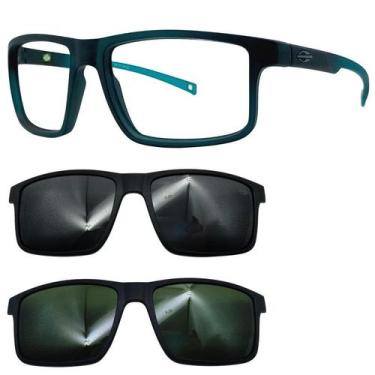 Imagem de Oculos Mormaii 6127 Swap 5 K04 Com 2 Clipons Cinza e G15, Cinza, G15