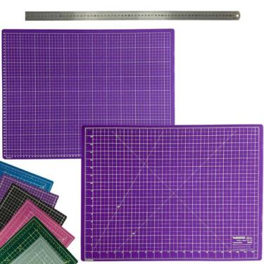 Imagem de Base Placa de Corte A2 60x45cm Dupla Face Autorregenerativa Multiuso E