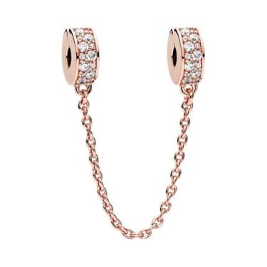 Imagem de Corrente de Prata 925 com Pingente Trevo - Para Pulseiras Pandora, B09