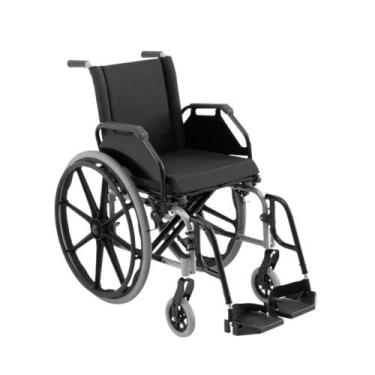 Imagem de Cadeira de rodas ke aço (até 120 kg) - ortobras, Assento 44 cm, Prata