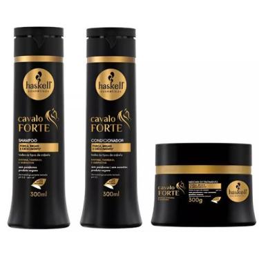Imagem de Kit Haskell Cavalo Forte Fortalecimento e Crescimento Capilar  Shampoo
