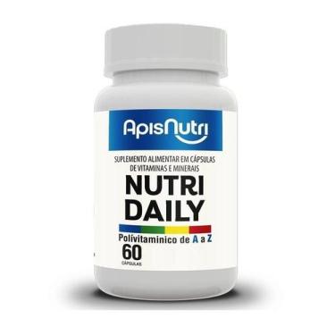 Imagem de Nutri Daily Polivitamínico A-Z - 610mg (60 caps) - Padrão: Único - Api