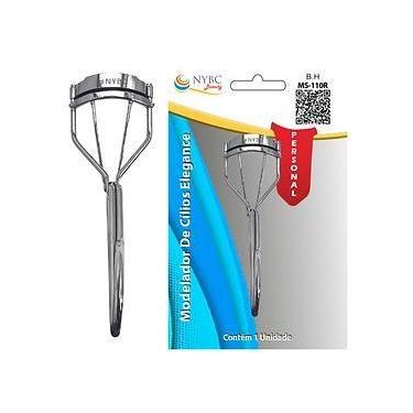 Imagem de Modelador de Cílios Profissional Aço Carbono NYBC Beauty Prata MS-110R