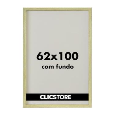 Imagem de Moldura p/Quebra Cabeça Grow Puzzle 2000 peças 62x100 cm Decoração Quadro Parede Sala Escritório Game Office s/Vidro (Carvalho)