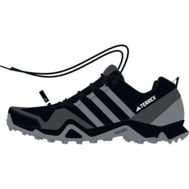 Imagem de adidas Tênis de Caminhada Ax2s Feminino, Preto/Cinza/Carbono, 5