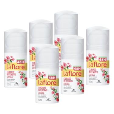 Imagem de 6UN Desodorante La Flore Roll On Flor De Hibisco 50ml Davene (6)