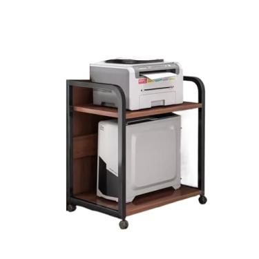 Imagem de LICONG-2020 Suporte de impressora para colocar a prateleira para colocar no chão, prateleiras, prateleiras, mesa de escritório móvel, suporte de host de computador, suporte de suporte para impressora