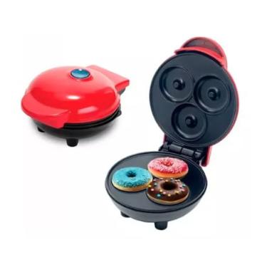 Imagem de Máquina de Fazer Donuts Rosquinhas Confeitaria Culinária/Voltagem 110 volts(220V,16 Donuts)