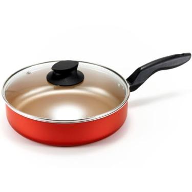 Imagem de Frigideira Antiaderente 24cm Com Tampa de Vidro 2,3L | Marcolar