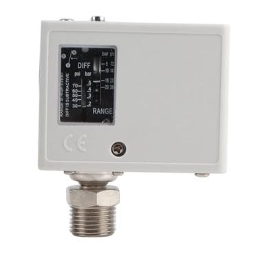 Imagem de Chave de Pressão, Corrente Instantânea de 72A, Proteção IP40, Faixa de 5-20 Bar, Diff 2-5bar, Todo o Núcleo de Cobre, Bombas de água, Secadores Frios, Caldeiras, Bebedores Frios