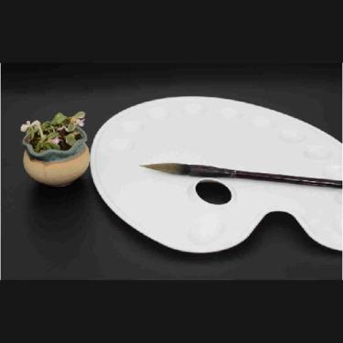 Imagem de Paleta Bandeja Pintura MDF Branco Gode Godet 20x30 cm Fenix - INDÚSTRI