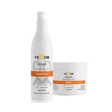 Imagem de Yellow Repair Kit Shampoo 500ml + Mascara 500ml