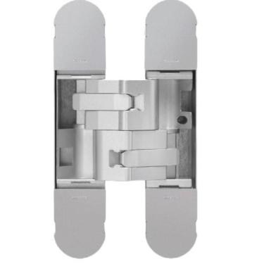 Imagem de Dobradiça Invisivel Regulavel 3D 1131 160x32mm 120 kg-Cromado 1 peça -