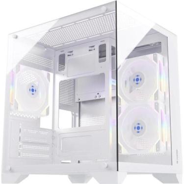 Imagem de Gabinete Gamer Fortrek Clarity, Mid Tower, Vidro Temperado, MATX, Bran