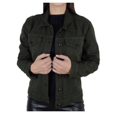 Imagem de Jaqueta Feminina Ouzzare Jeans Verde - ZZ8053-Feminino