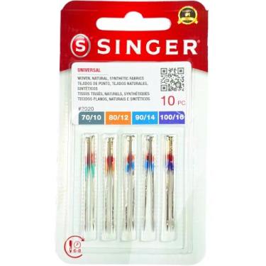 Imagem de Agulhas Singer 2020 Sortidas Para Máquina Facilita 4411 4423 4432 5511