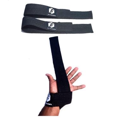 Imagem de Strap Costas Academia Faixa Strep Musculaçao Terra Crossft