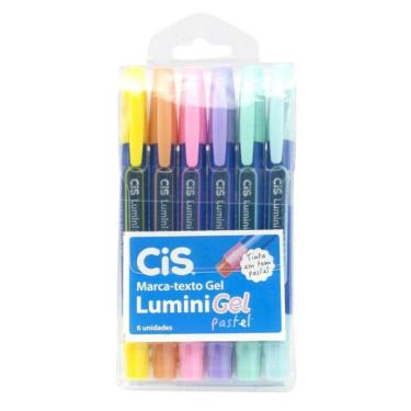 Imagem de Marca Texto Lumini Gel Tom Pastel 6 Cores Cis