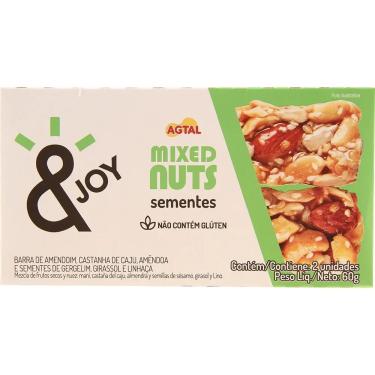 Imagem de Barra Mixed Nuts Sementes Agtal 2 unidades - 60g