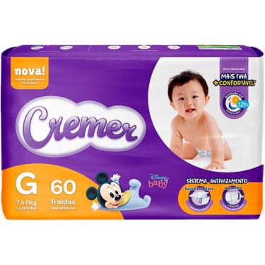 Imagem de Fraldas Cremer Disney Baby Hiper G - 60 Unidades
