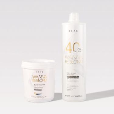 Imagem de Braé Kit Pó Descolorante E 40 Vol Ox 900ml