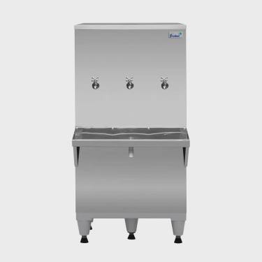 Imagem de Bebedouro Frisbel 100 Litros Coluna Inox RA10 – 220 Volts
