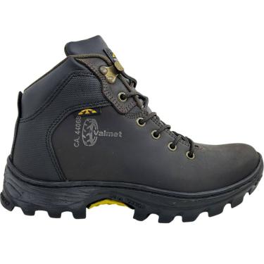 Imagem de Coturno Masculino Adventure em Couro Passeio Trabalho Trilha Tratorado Bull Terrier Valmet