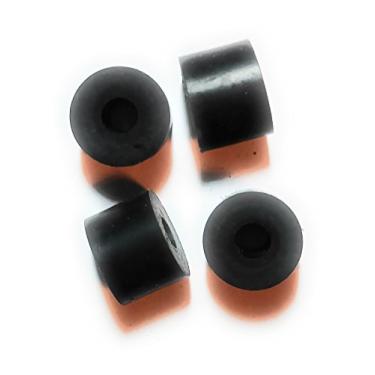 Imagem de Kakesa Pontas de substituição de marretas de tambor de aço - Gtr./Violoncelo preto (2 pr.)