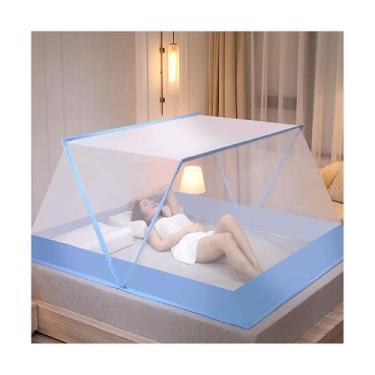 Imagem de Tenda de mosquiteiro dobrável de poliéster, redes mosquiteiras portáteis, respiráveis, instalação fácil e rápida