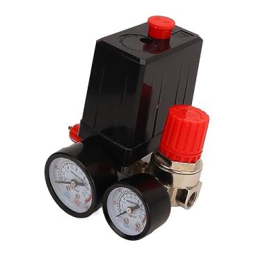 Imagem de Interruptor de Pressão do Ar Controlador de Válvula Controle Automático 4-180psi Com Medidor