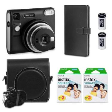 Imagem de Câmera instantânea Fujifilm Instax Square SQ40 Vintage Black