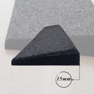 Imagem de Kit Rampa de Borracha P/ Proteção Acessibilidade Praticidade Resistênc