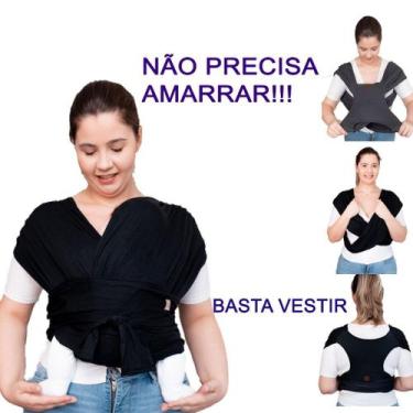 Imagem de Sling de vestir, little beni, canguru carregador de bebê, wrap sling -