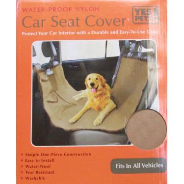 Imagem de Yes Pets Capa de assento de carro para animais de estimação estilo rede Oxford à prova d'água para carros, caminhões e SUVs