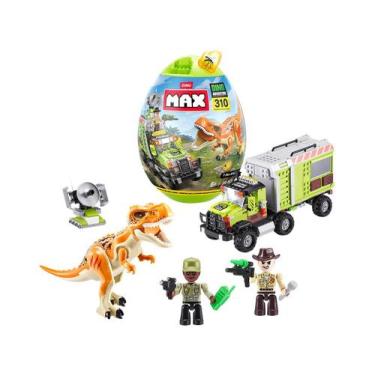 Imagem de Blocos de Montar Max Dino Adventure Egg Capsule - Candide 310 Peças