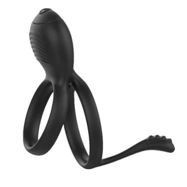 Imagem de Anel Peniano Duplo Com Vibração Prazer a Dois Confiança Sexual