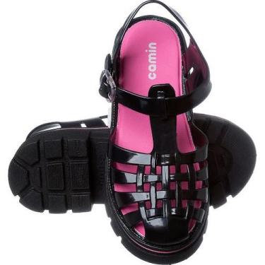 Imagem de Sandália Fisherman Blogueira Tratorada Plataforma Verão Camin Calçados