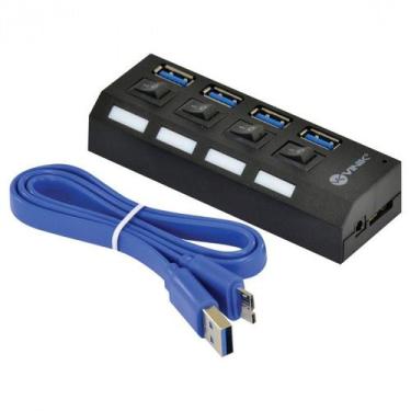Imagem de Hub usb 3.0 4 portas com interruptor huv-50 - Vinik
