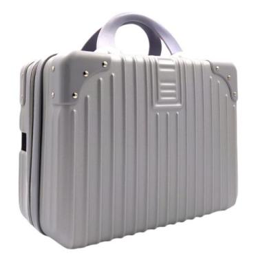 Imagem de Maleta Frasqueira De Mão Em Abs Viagem Reforçada - Kingleen, Cinza