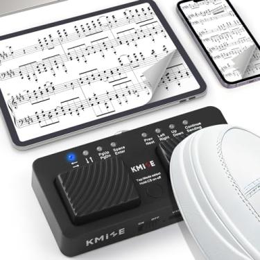 Imagem de Kmise Pedal de vira-páginas sem fio, pequeno e silencioso para iPad para Android | iOS | Windows, 48 horas de duração, bateria de longa duração, pedal sem fio para virar páginas de softwares de