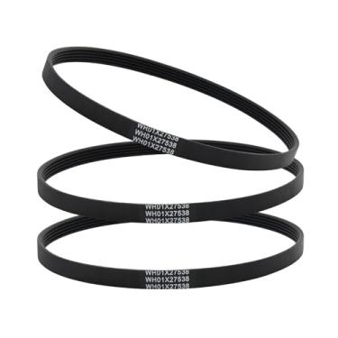 Imagem de Denkuhin WH01X27538 Correia de acionamento de arruela adequada para GE Hotpoint máquina de lavar roupa substituir AP6328256, PS12299369, 4587903, 290D1101P005 (pacote com 3)