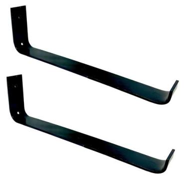 Imagem de Mão Francesa 30cm Cantoneira Invertida Reforçada 2und +fixad - JTA