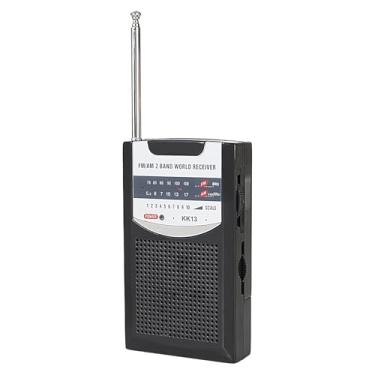 Imagem de Rádio FM - Estéreo,Reprodutor Estéreo AM FM com Alto-Falante e Pilhas para Acampamento Viagens Ar Livre Sobrevivência Emergências Climáticas